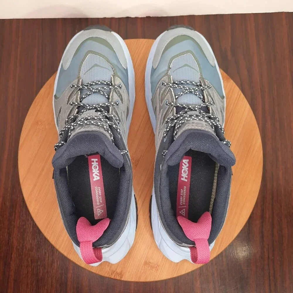 Hoka One One Anacapa Low GTX Womens 9.5 Shoes Blue Trail Running Goretex Sneaker_9